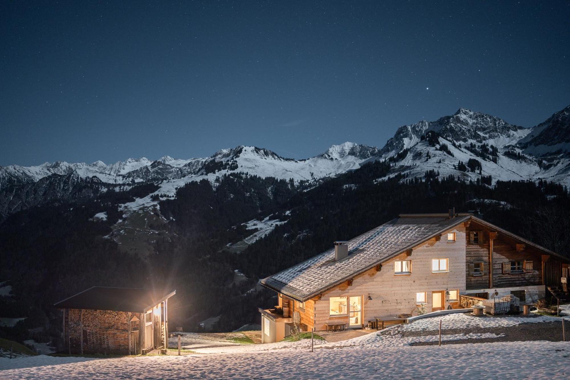 Chalet Urban Fontanella Buitenkant foto